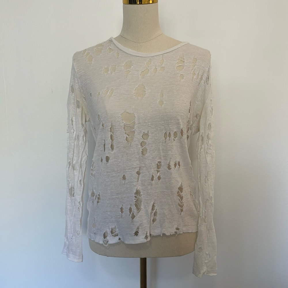 Iro Destroyed Cotton Longsleeve